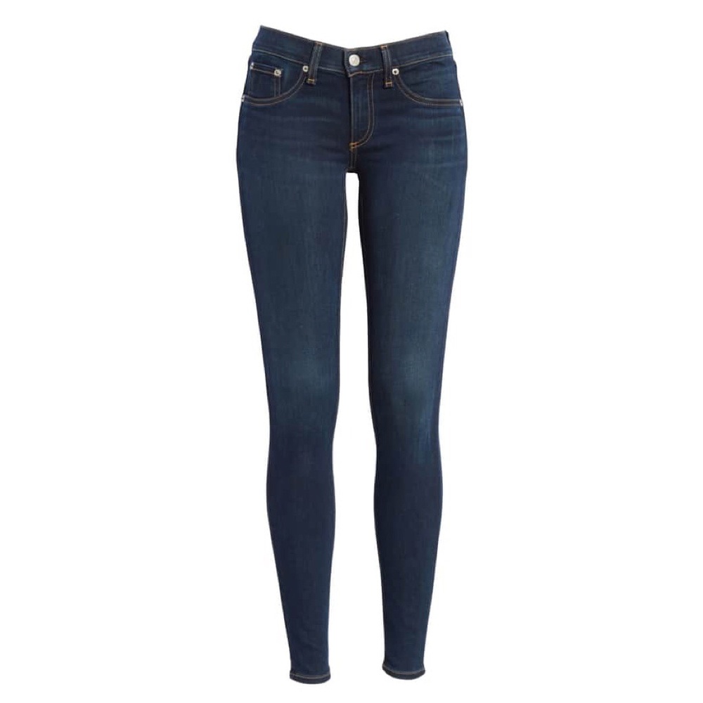Rag & Bone Skinny Jeans Dark Wash Harrow